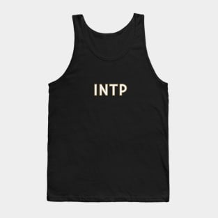 Myers Briggs Typography INTP Tank Top